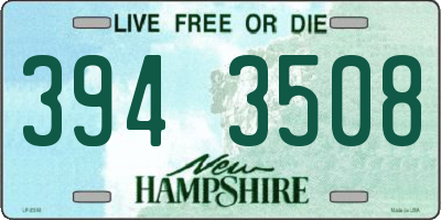 NH license plate 3943508