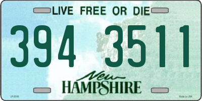 NH license plate 3943511