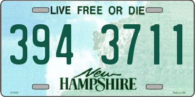 NH license plate 3943711