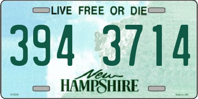 NH license plate 3943714