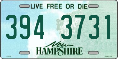 NH license plate 3943731