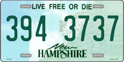 NH license plate 3943737