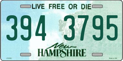 NH license plate 3943795