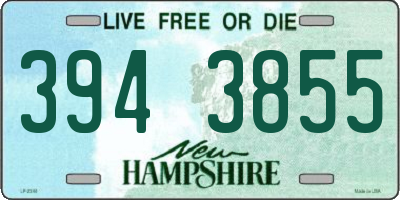 NH license plate 3943855