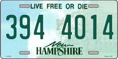 NH license plate 3944014