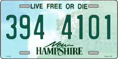 NH license plate 3944101