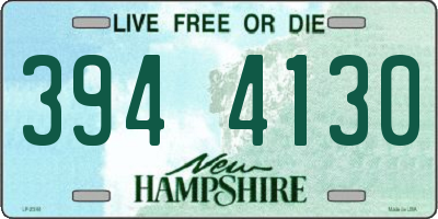 NH license plate 3944130