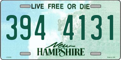 NH license plate 3944131