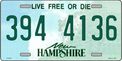 NH license plate 3944136