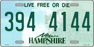 NH license plate 3944144