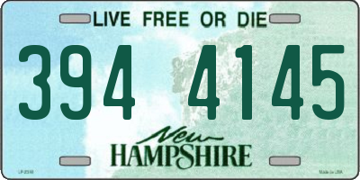 NH license plate 3944145