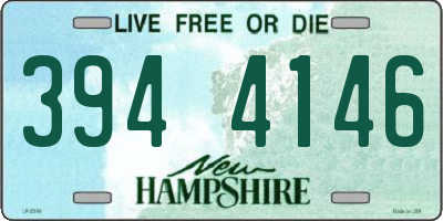 NH license plate 3944146