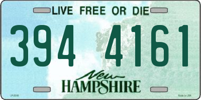 NH license plate 3944161