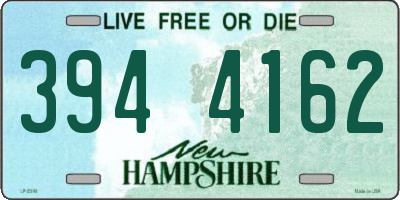 NH license plate 3944162