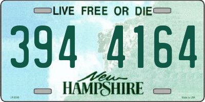 NH license plate 3944164