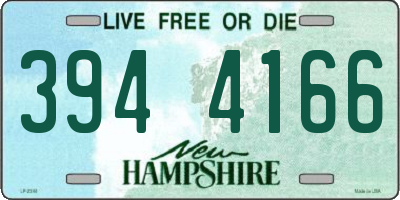 NH license plate 3944166