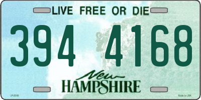 NH license plate 3944168