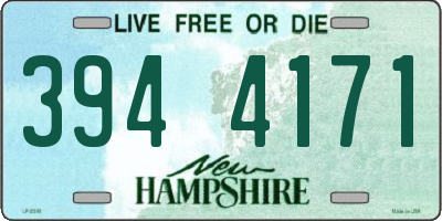 NH license plate 3944171