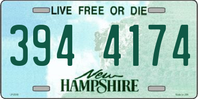 NH license plate 3944174