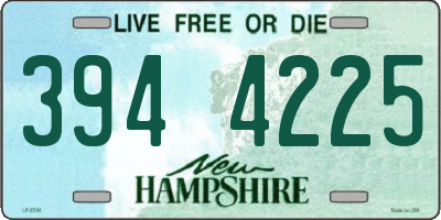 NH license plate 3944225