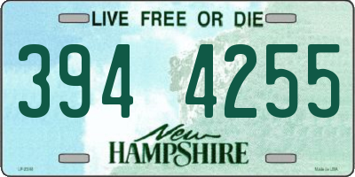 NH license plate 3944255
