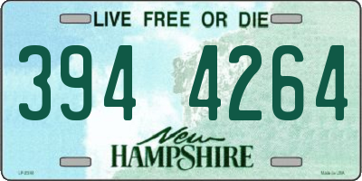 NH license plate 3944264