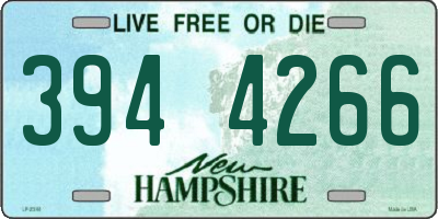 NH license plate 3944266
