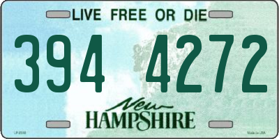 NH license plate 3944272