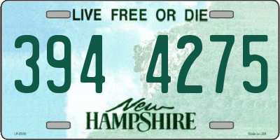 NH license plate 3944275