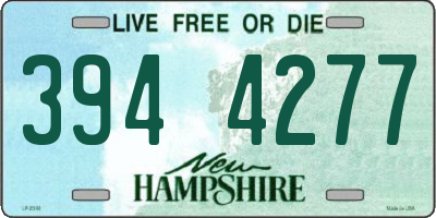 NH license plate 3944277