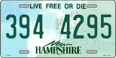 NH license plate 3944295