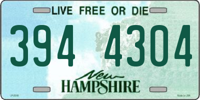 NH license plate 3944304