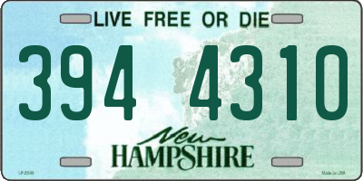 NH license plate 3944310