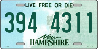 NH license plate 3944311
