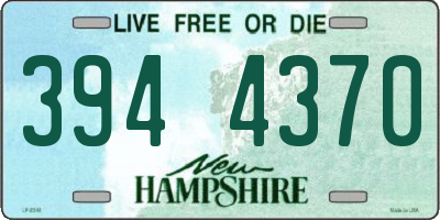 NH license plate 3944370