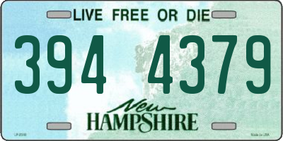 NH license plate 3944379