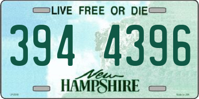 NH license plate 3944396