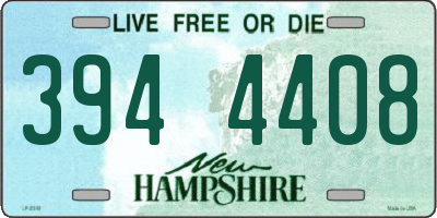 NH license plate 3944408