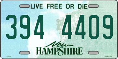 NH license plate 3944409