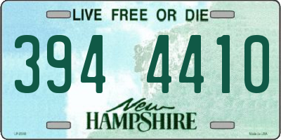 NH license plate 3944410