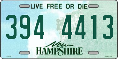 NH license plate 3944413