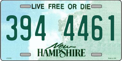 NH license plate 3944461