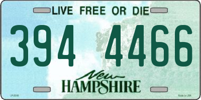 NH license plate 3944466