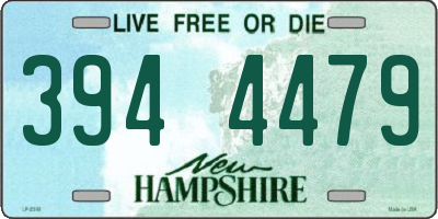 NH license plate 3944479