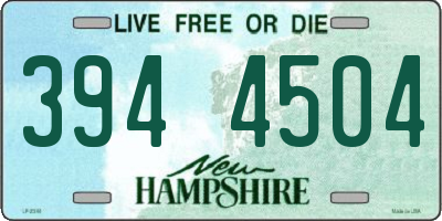 NH license plate 3944504