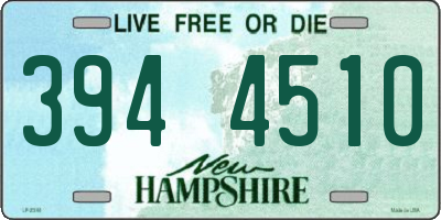 NH license plate 3944510