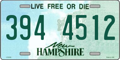 NH license plate 3944512