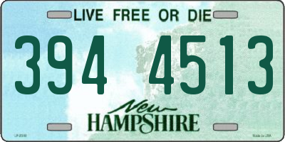 NH license plate 3944513