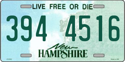 NH license plate 3944516