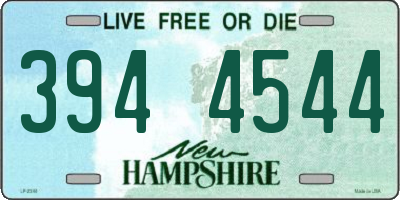 NH license plate 3944544